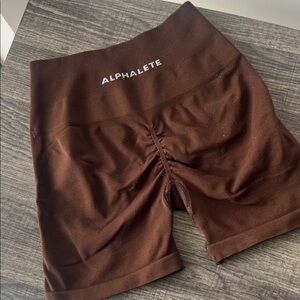 Alphalete Women's Chocolate Bike Shorts